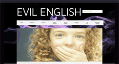Desktop Screenshot of evilenglish.net